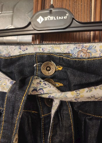 Kemerli Bol Kesim Kot Midi boy Etek - Görsel 6