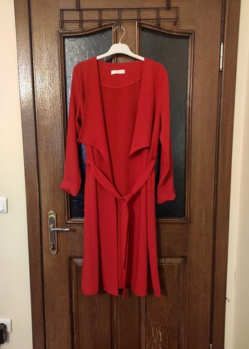 Kırmızı renk harika dış giyim - Görsel 7