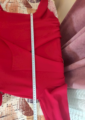 Kırmızı renk harika dış giyim - Görsel 10