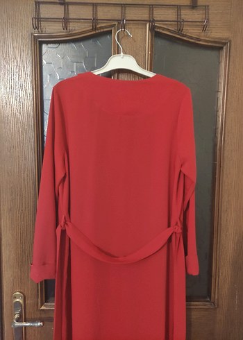 Kırmızı renk harika dış giyim - Görsel 14