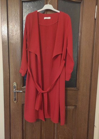 Kırmızı renk harika dış giyim - Görsel 15