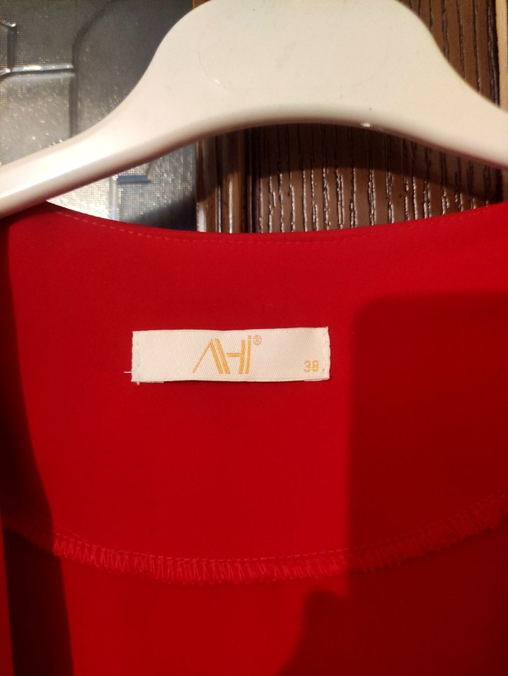 Kırmızı renk harika dış giyim - Görsel 3