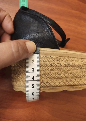 Kadın Siyah Dolgu Topuklu Sandalet - Görsel 20