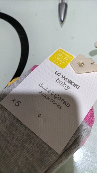 5adet kız çocuk LCW corap