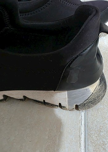 Siyah Kadın Dolgu Topuklu Spor Ayakkabı - Görsel 6