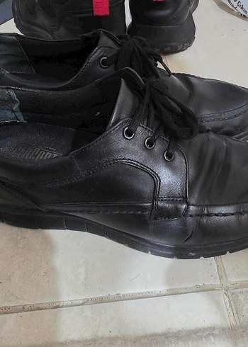 Siyah Deri Klasik Erkek Ayakkabısı - Görsel 4