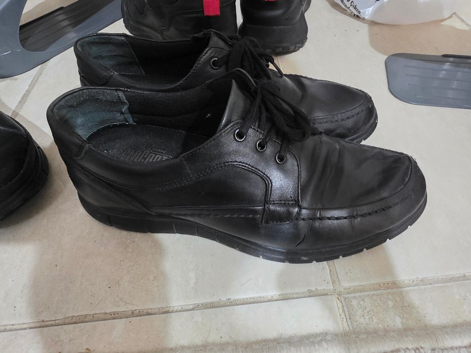 Siyah Deri Klasik Erkek Ayakkabısı - Görsel 4