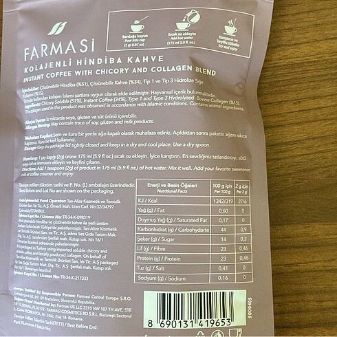 Collagen hindibaa kahve - Görsel 5