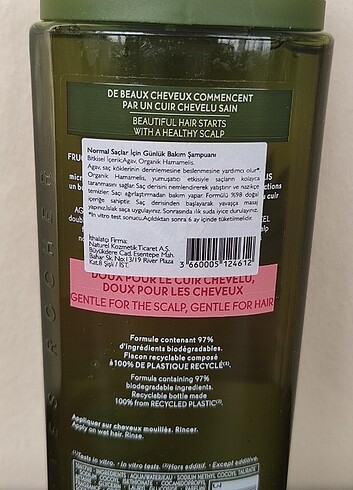 Beden Yves Rocher Şampuan