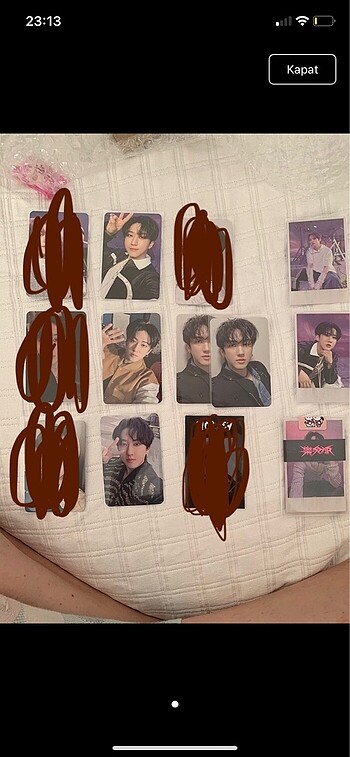 stray kids pc photocard Orijinal
