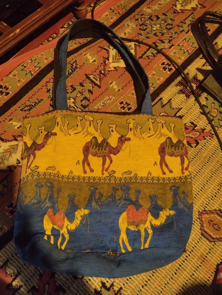 1970 vintage çanta - Görsel 2