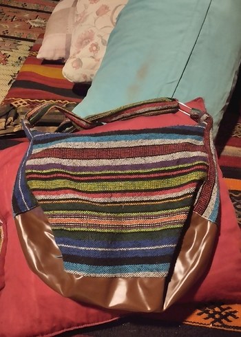 Renkli Bohem Çapraz Çanta - Görsel 2