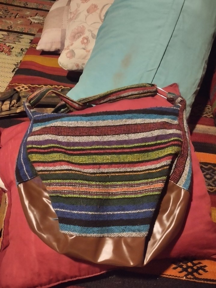 Renkli Bohem Çapraz Çanta - Görsel 2