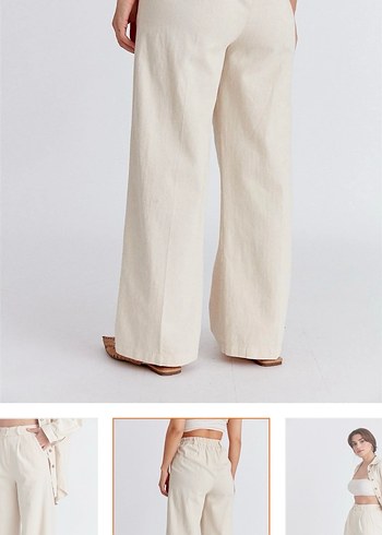 Keten Pantolon - Görsel 4