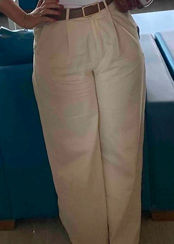 Keten Pantolon - Görsel 2