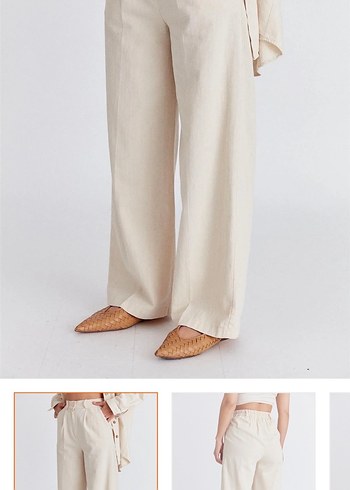 Keten Pantolon - Görsel 5