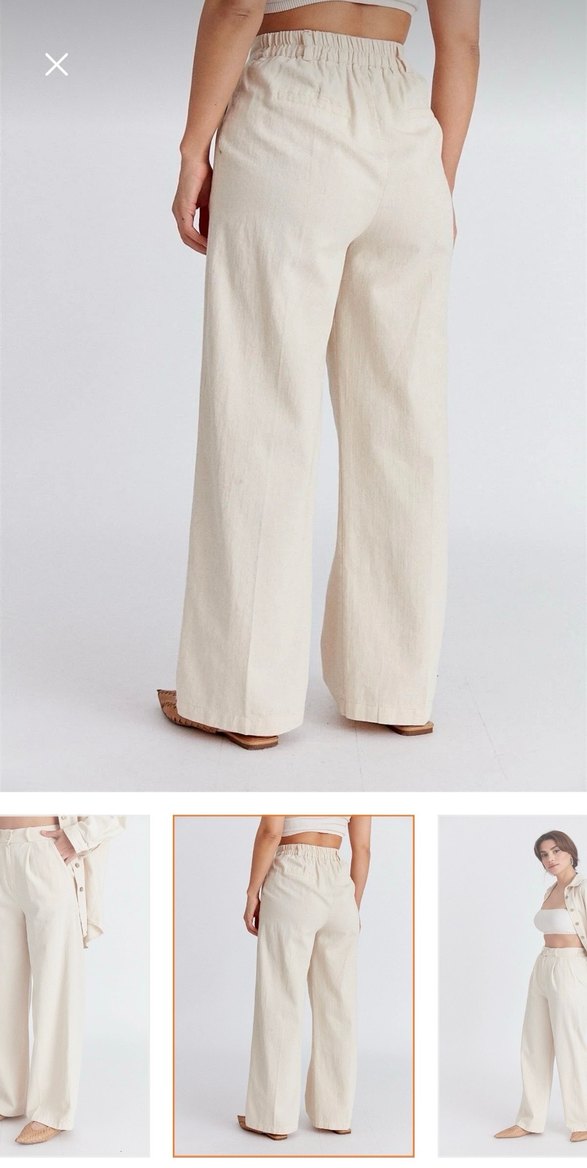 Keten Pantolon - Görsel 4