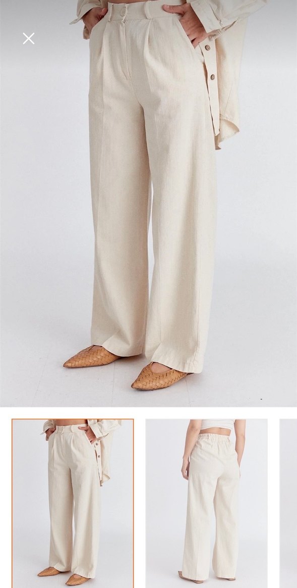 Keten Pantolon - Görsel 5