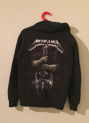 m Beden siyah Renk Metallica Sweatshirt / Hırka