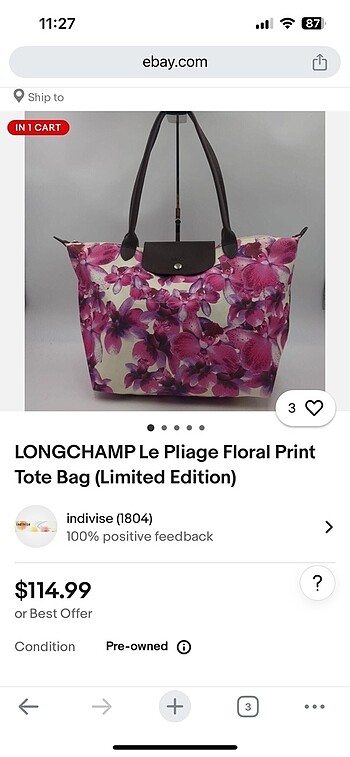 Longchamp Longchamp limited edition