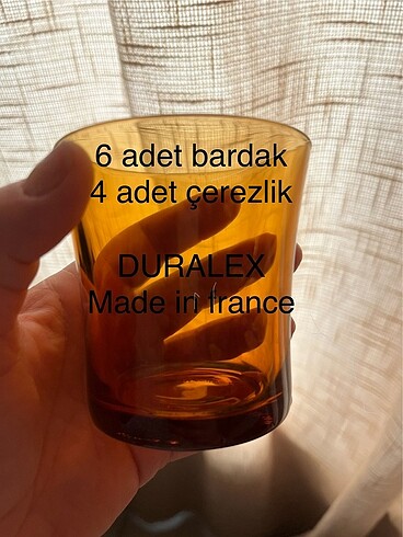 DURALEX antika nadir koleksiyonluk