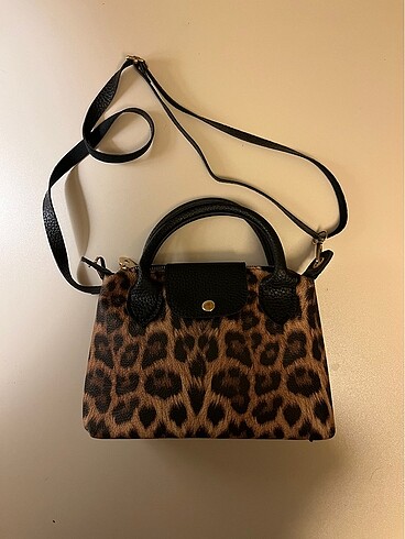  Beden çeşitli Renk Leoparlı mini çanta