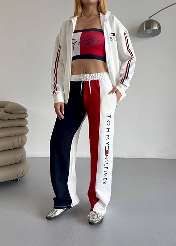 xl Beden Tommy Hilfiger Renk Bloklu Kadın Eşofman Takımı
