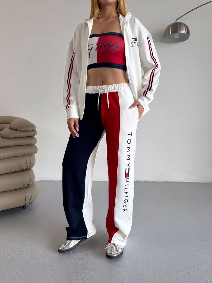 Tommy hilfiger eşofman Takım 3lü - Görsel 4