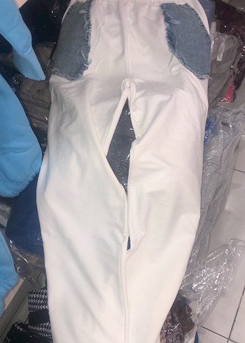 l Beden Kadın Siyah Bol Kesim Kot Pantolon