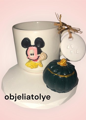 Mickey mause kahve takım - Görsel 2