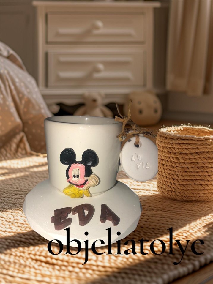 Mickey mause kahve takım - Görsel 3