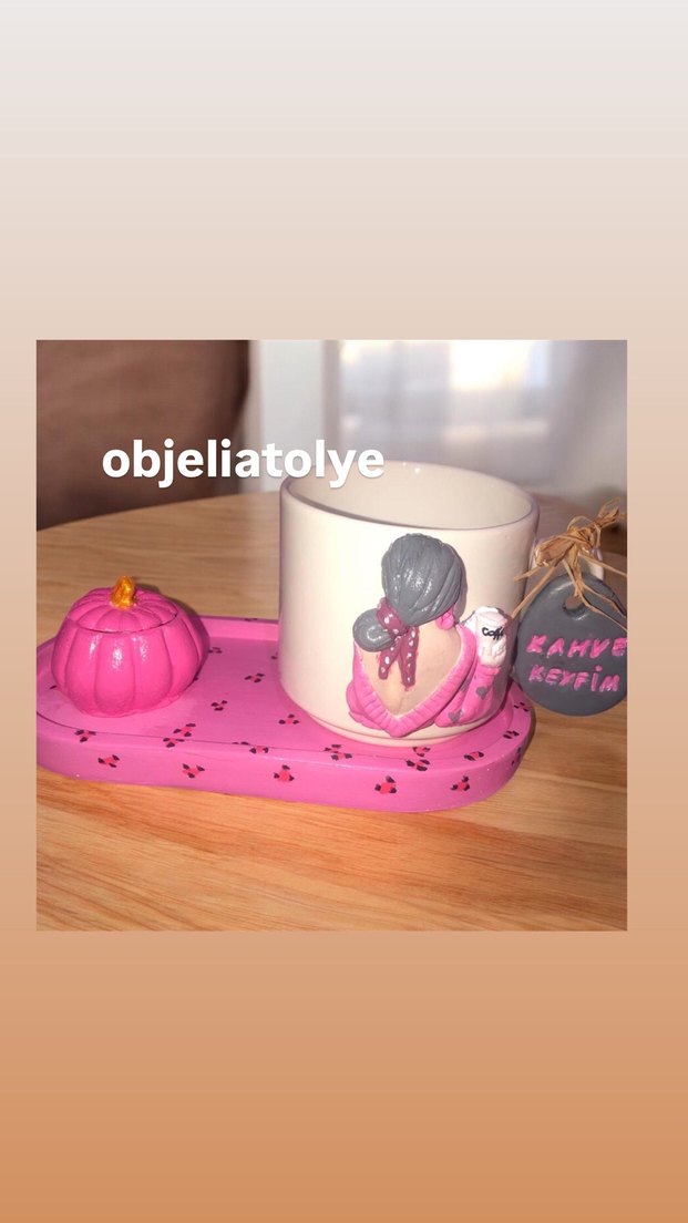 Hello Kitty Temalı Pembe Kupa - Görsel 4