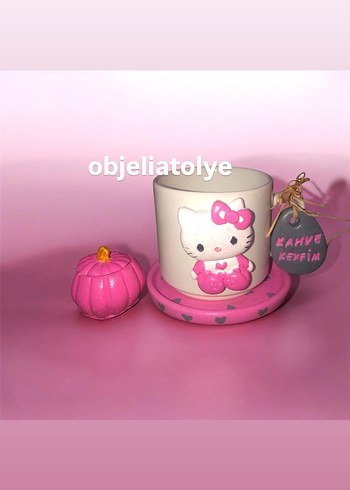 Beyaz Kahve Fincanı ve Kırmızı Taban - Görsel 7