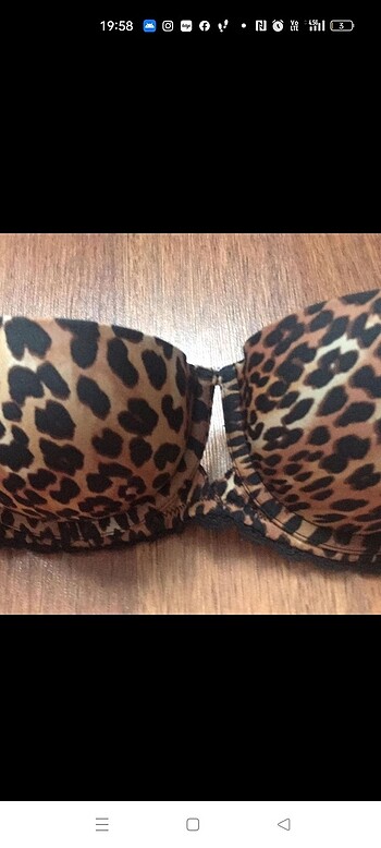 La Senza Leopar lasenza destekli sütyen