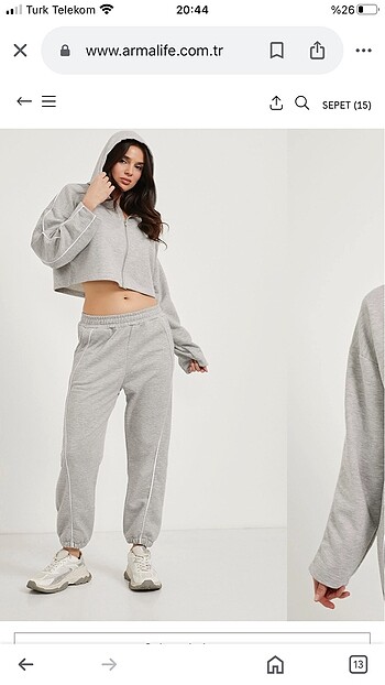 m Beden Sweatshirt kapüşonlu