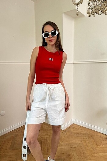 Miumiu atlet halter yaka