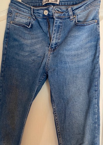 Diğer Kadın Mavi Denim Midi Boy Regular Fit Jean