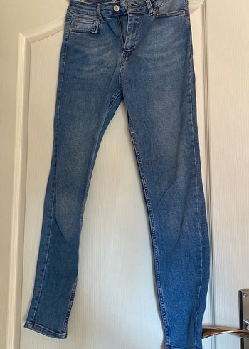 Kadın Mavi Denim Midi Boy Regular Fit Jean