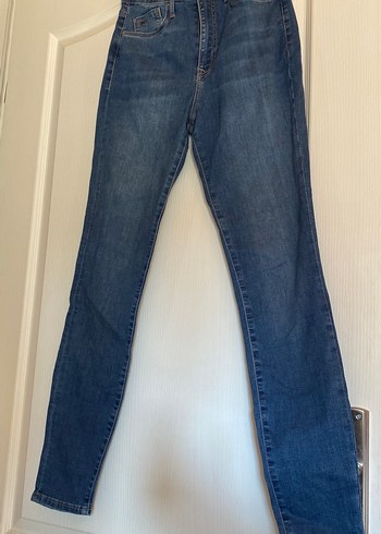 Gri Mavi Kadın Denim Jean