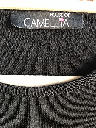s Beden siyah Renk Camellia elbise