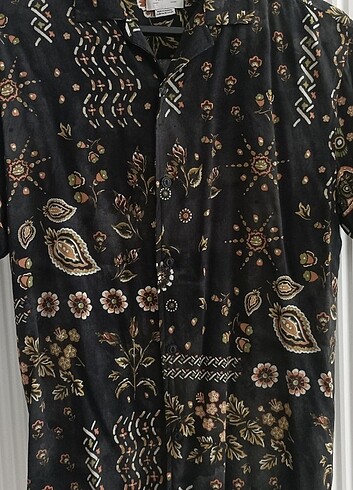Pull&Bear orijinal etnik gömlek 