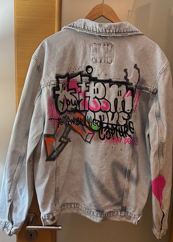 xl Beden gri Renk Zara kot ceket