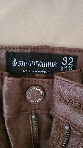 32 Beden Stradivarius Süper Yüksek Bel Mumlu Pantolon 