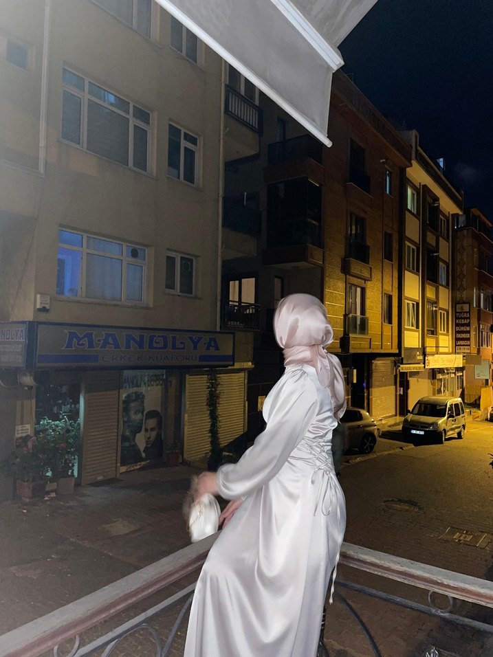 tesettür elbise abiye - Görsel 2