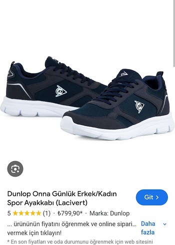 DUNLOP 43 NUMARA VE İNCİ 43 NUMARA(HEDİYE) AYAKKABI - Görsel 7