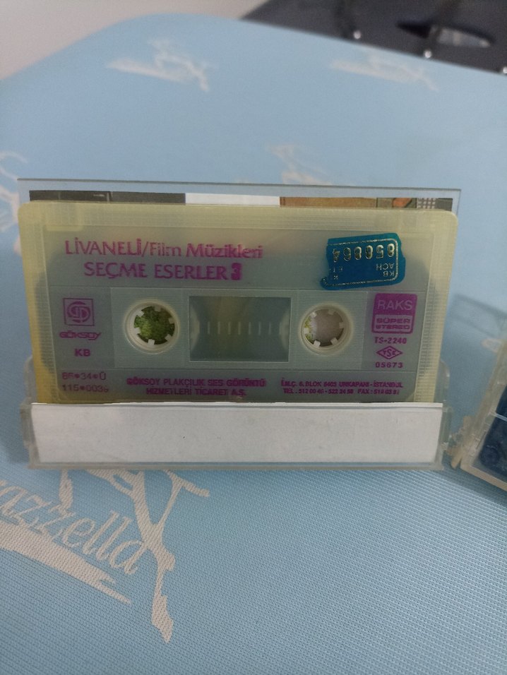 Zülfü Livaneli, Barış Manço orjinal Kaset - Görsel 2