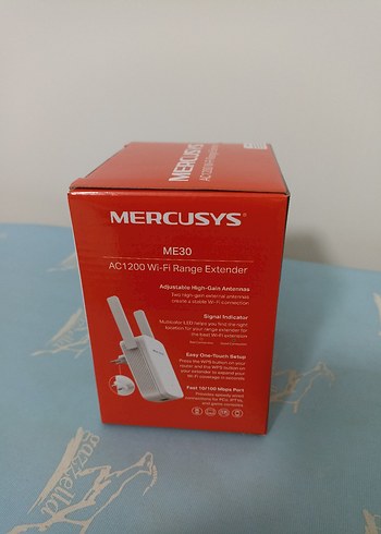 Garanti Belgeli Mercusys AC1200 Wi-Fi Menzil Genişletici ME30 - Görsel 5