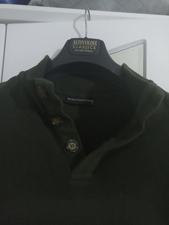 MUDO L/XL Düğmeli Sweatshirt VE 1HEDİYE SWEATSHİRT - Görsel 2