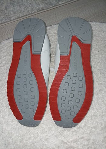 Lacoste Orjinal Sıfır 43 Numara Beyaz Spor Ayakkabı - Görsel 5