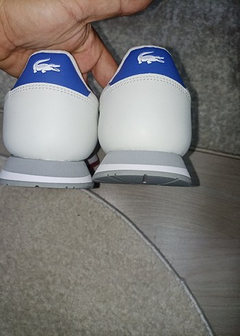 Lacoste Orjinal Sıfır 43 Numara Beyaz Spor Ayakkabı - Görsel 3